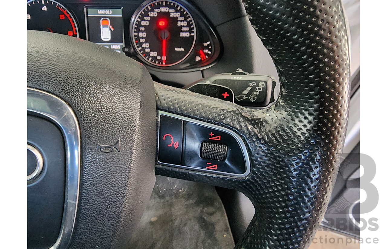 7/2012 Audi Q5 3.0 TDI Quattro 8R MY12 4d Wagon White 3.0L