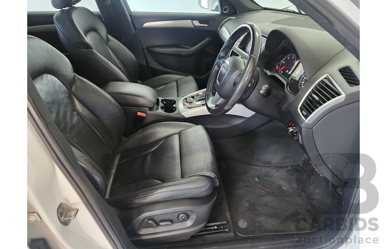 7/2012 Audi Q5 3.0 TDI Quattro 8R MY12 4d Wagon White 3.0L