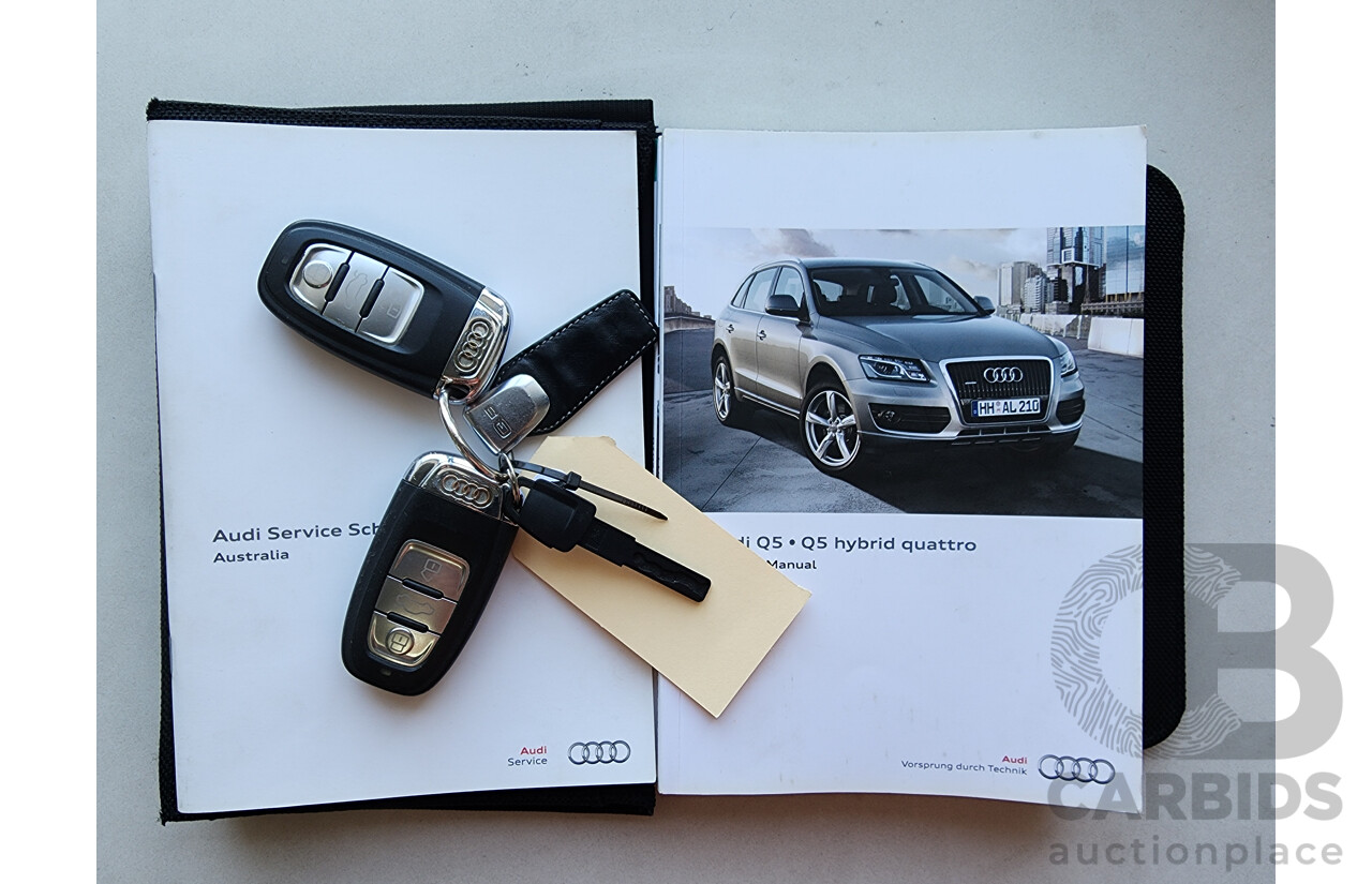 7/2012 Audi Q5 3.0 TDI Quattro 8R MY12 4d Wagon White 3.0L