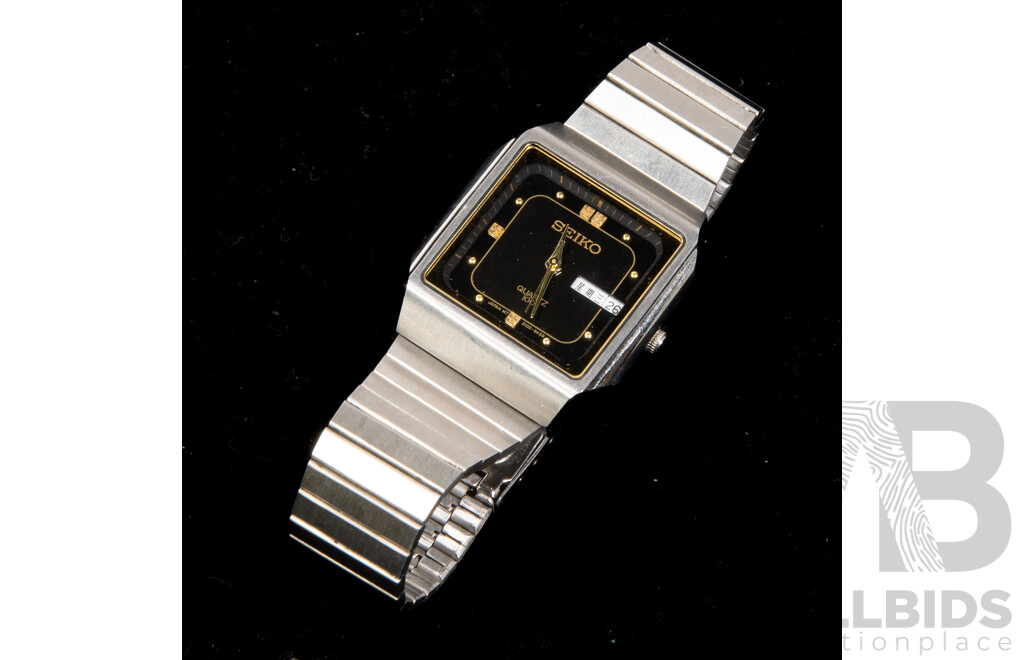 Seiko Quartz 100 Watch, 2015-0540, 32mm, Japanese Date Dial