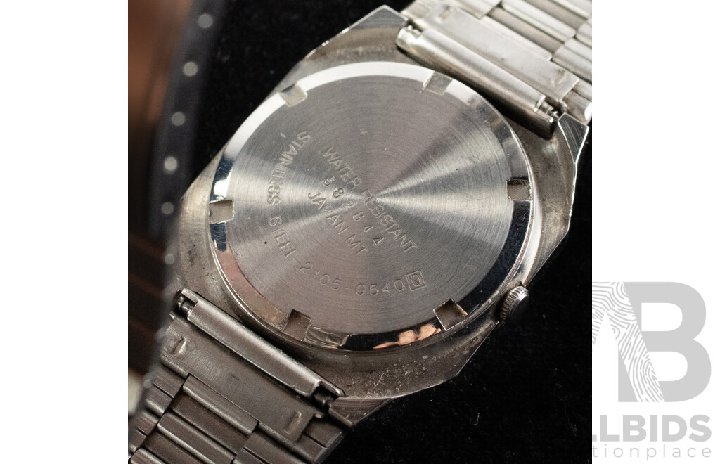 Seiko Quartz 100 Watch, 2015-0540, 32mm, Japanese Date Dial