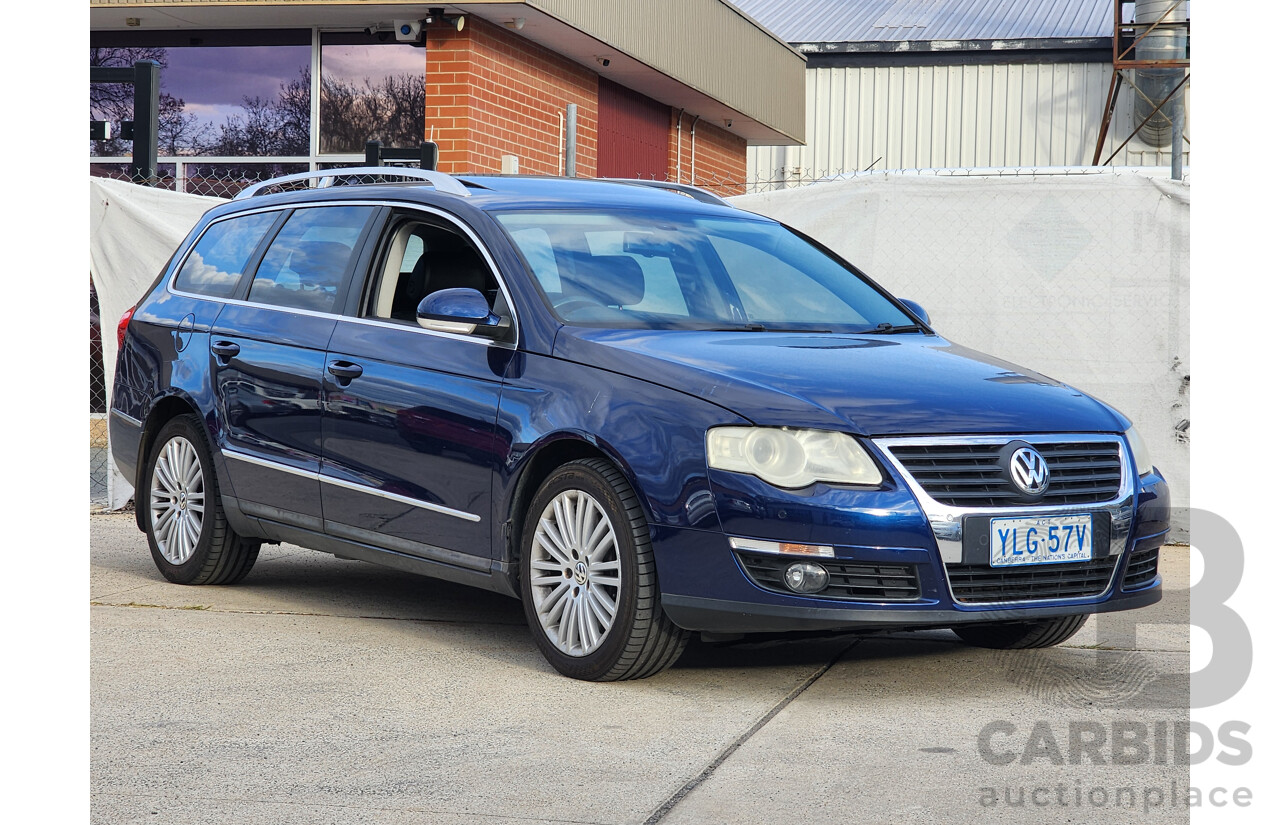 4/2006 Volkswagen Passat 3.2 V6 FSI 3C 4d Wagon Blue 3.2L