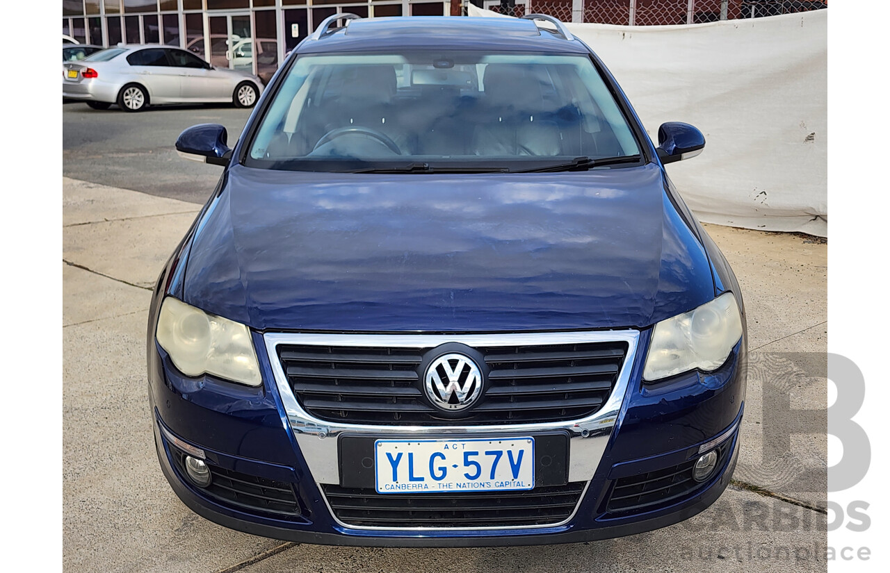 4/2006 Volkswagen Passat 3.2 V6 FSI 3C 4d Wagon Blue 3.2L