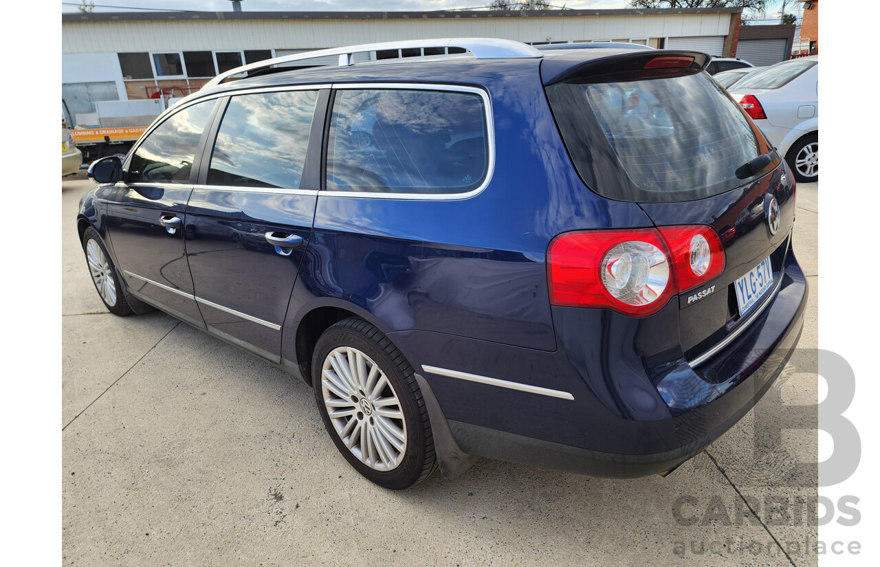 4/2006 Volkswagen Passat 3.2 V6 FSI 3C 4d Wagon Blue 3.2L