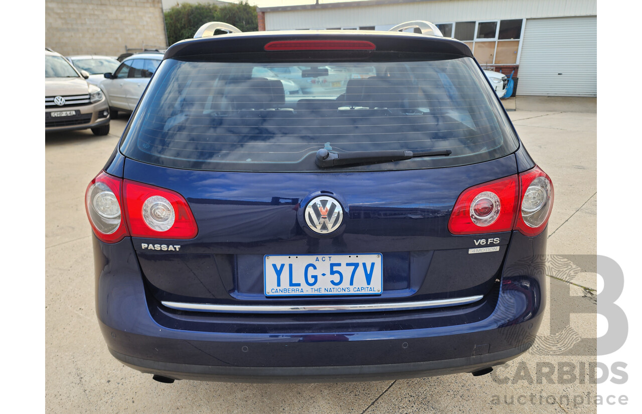 4/2006 Volkswagen Passat 3.2 V6 FSI 3C 4d Wagon Blue 3.2L