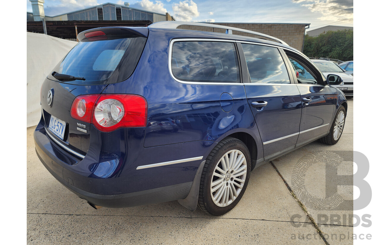 4/2006 Volkswagen Passat 3.2 V6 FSI 3C 4d Wagon Blue 3.2L