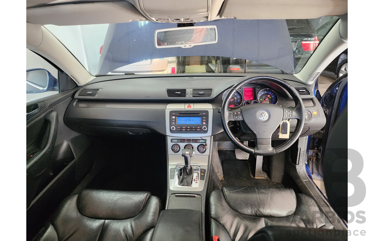 4/2006 Volkswagen Passat 3.2 V6 FSI 3C 4d Wagon Blue 3.2L