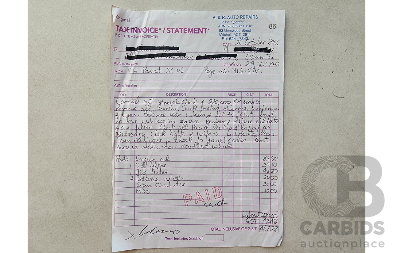 4/2006 Volkswagen Passat 3.2 V6 FSI 3C 4d Wagon Blue 3.2L