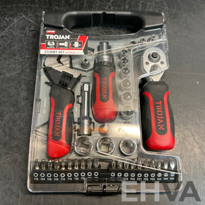 FISKARS Bolt Cutter & TROJAN Stubby Set & Assorted Hand Tools