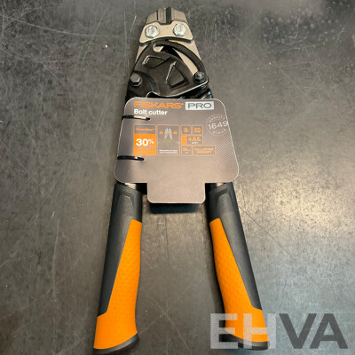 FISKARS Bolt Cutter & TROJAN Stubby Set & Assorted Hand Tools