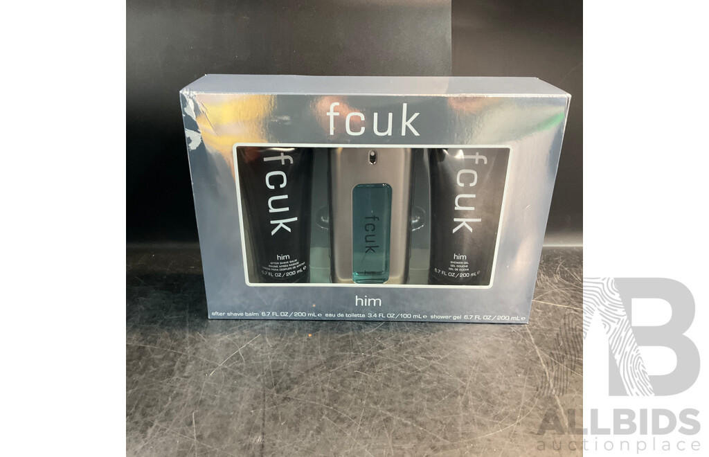 FCUK, CACHAREL, PACO RABANNE Gift Set - Lot of 5