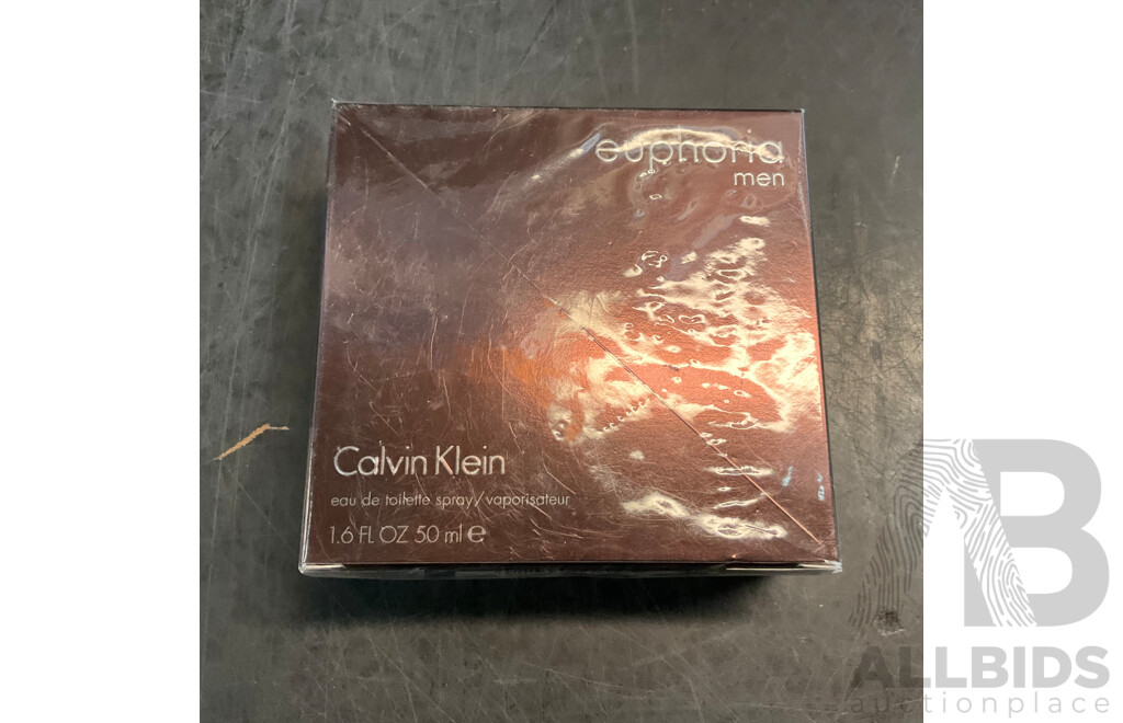 MONTBLANC Starwalker & CLAVIN KLEIN Euphoria Men Eau De Toilette - Lot of 3