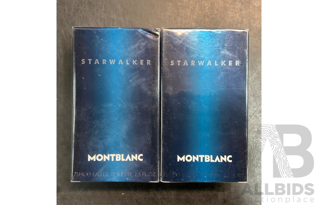 MONTBLANC Starwalker & CLAVIN KLEIN Euphoria Men Eau De Toilette - Lot of 3