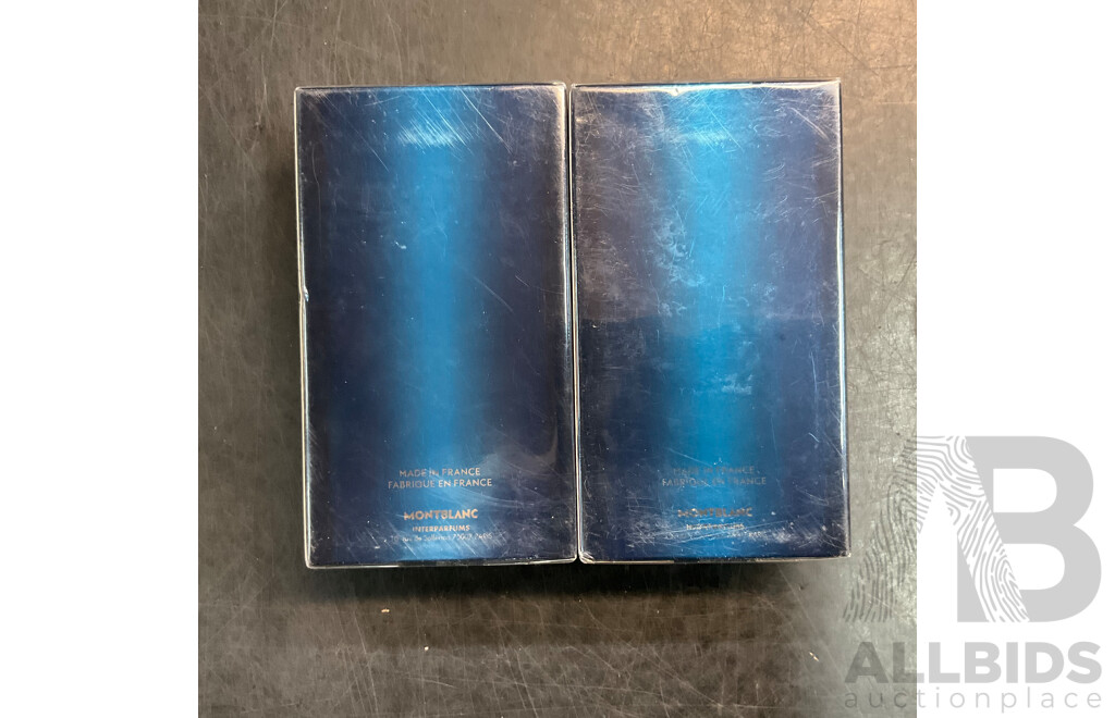 MONTBLANC Starwalker & CLAVIN KLEIN Euphoria Men Eau De Toilette - Lot of 3