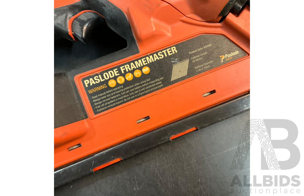 PASLODE Impulse Framemaster Framing - Lot 1608225 | ALLBIDS