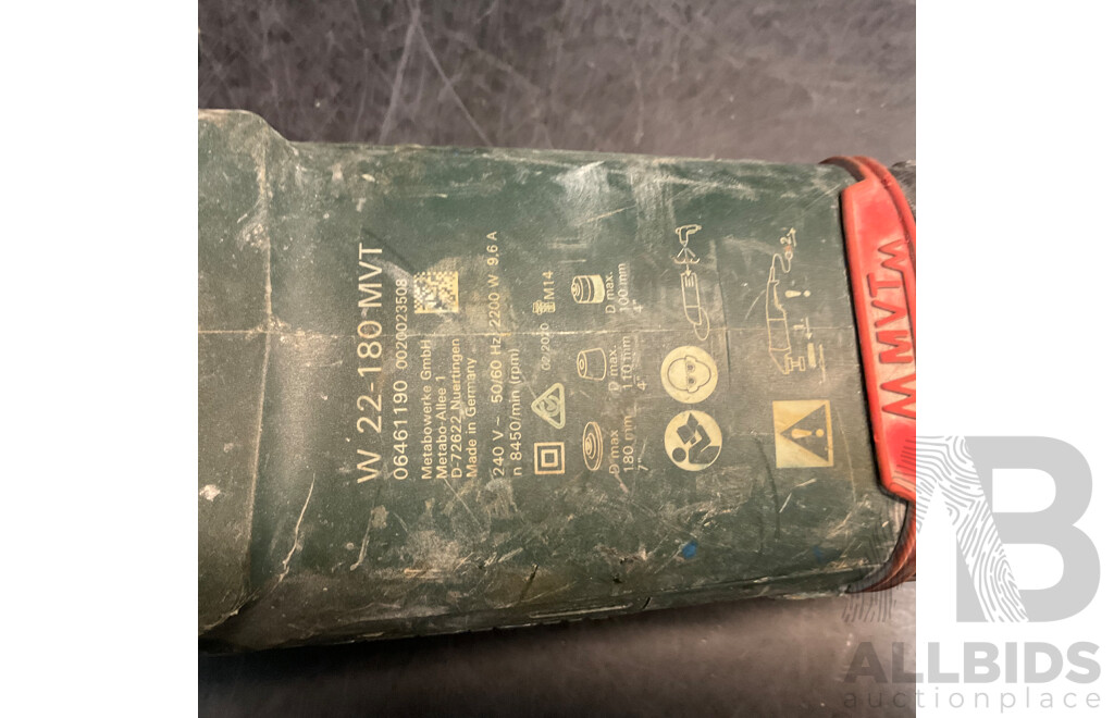 METABO W 22-180 MVT Angle Grinder