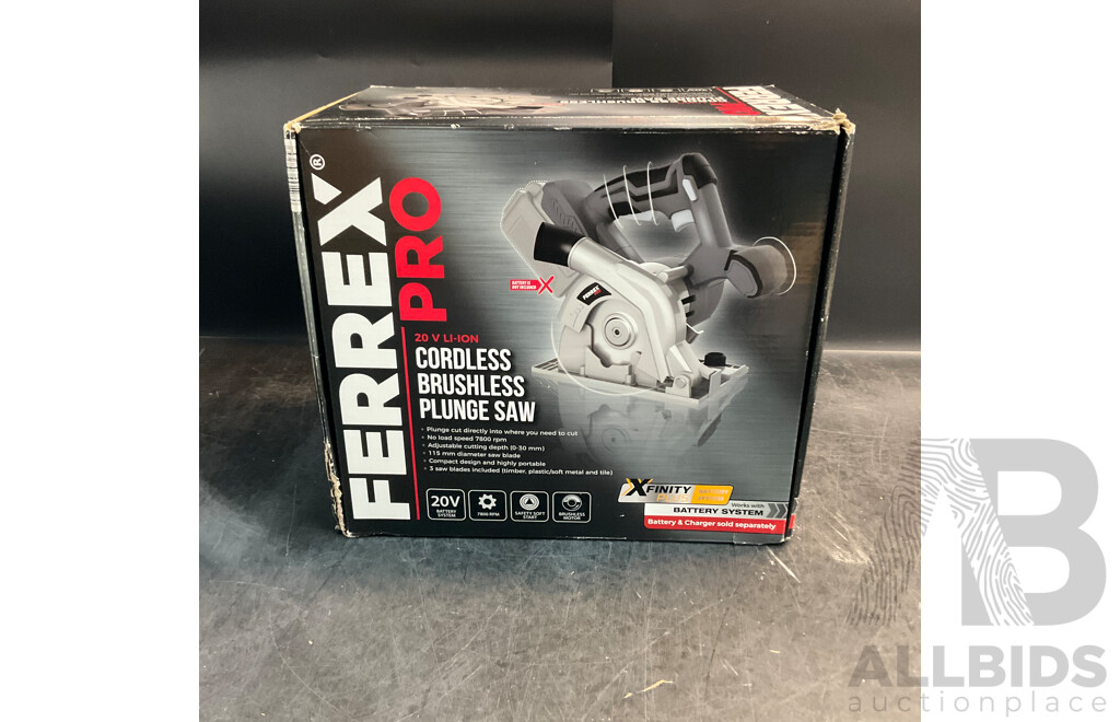 FERREX PRO Brushless Plunge Saw
