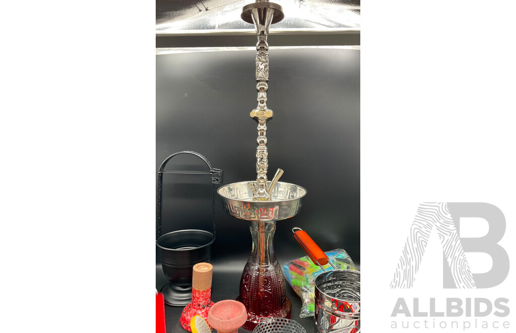 ROTANA Glass Shisha Hookah with Accessories