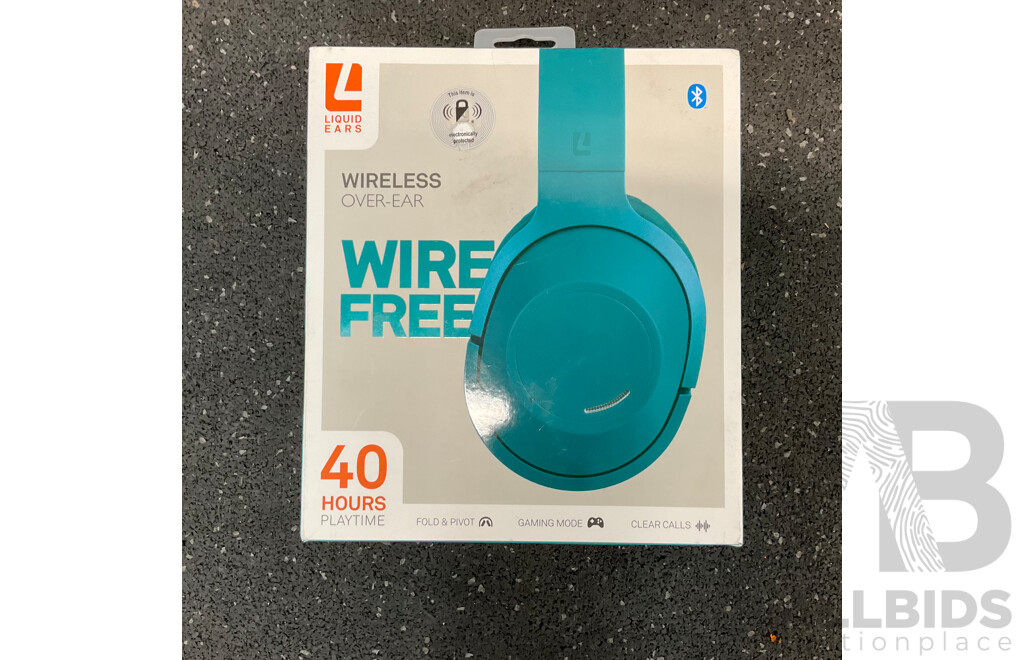 AIWA AWTK-226B Party Speaker & LIQUID EARS Wireless Headphones