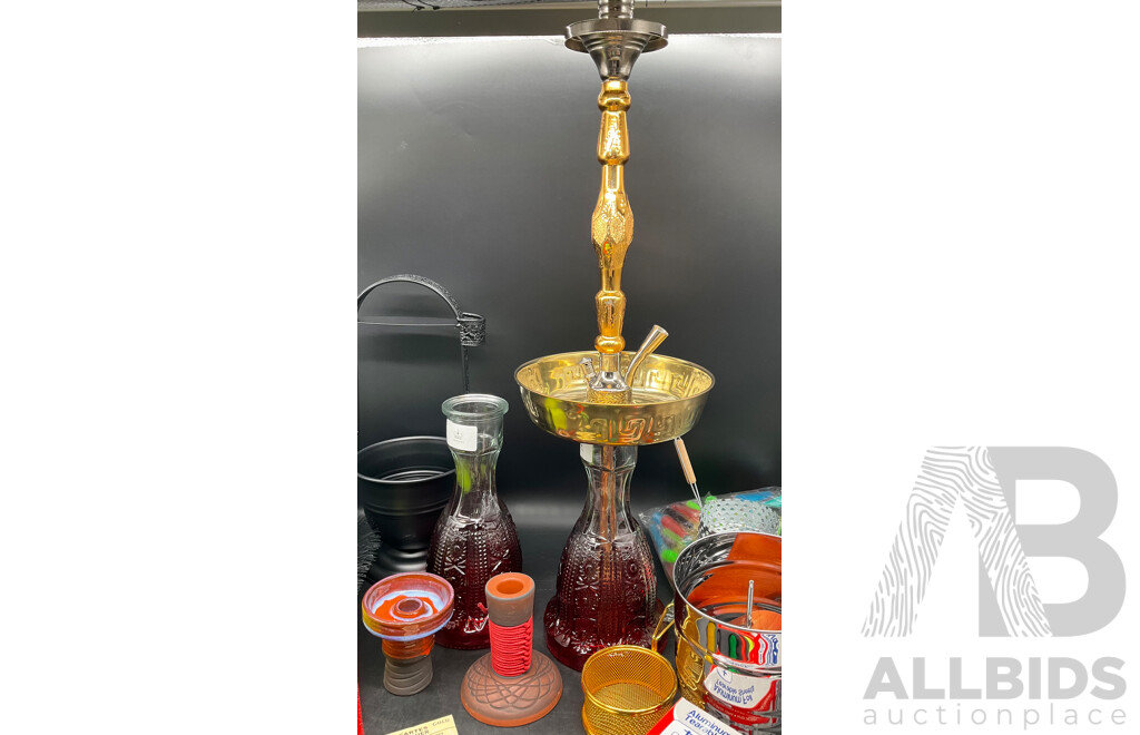 Rotana Glass Shisha Hookah with Accessories