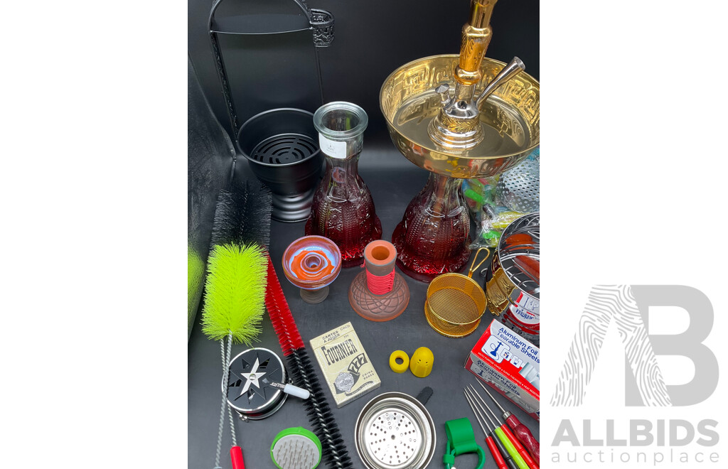 Rotana Glass Shisha Hookah with Accessories