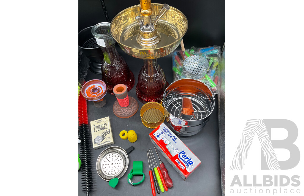 Rotana Glass Shisha Hookah with Accessories