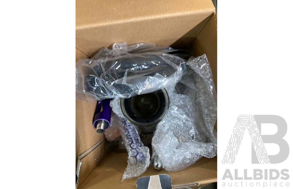 Mr. Tom Purple Glass Shisha Hookah with Accessories