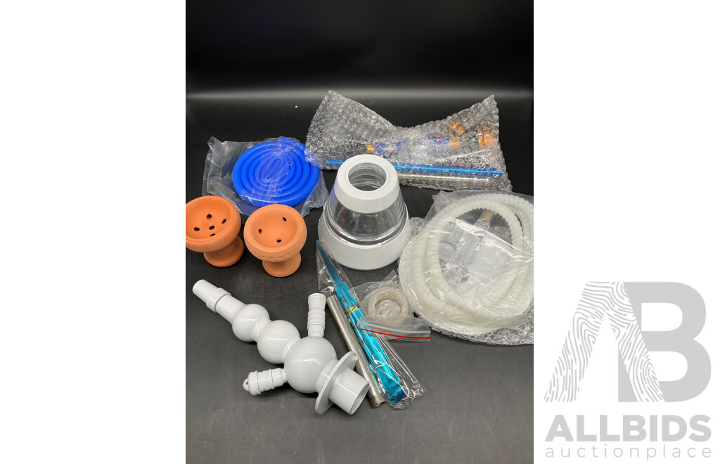 SKY HOOKAH White Plastic Shisha Hookah  with Accessories
