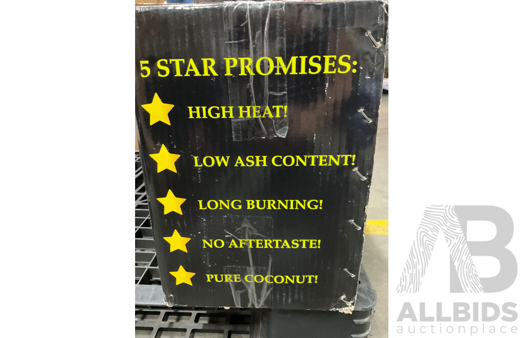 Hexagon FIVE STAR Shisha Hookah Charcoal - Lot of 20