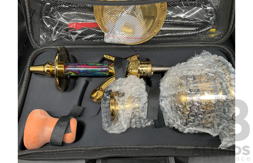 Glass Shisha Hookah in Carry Bag