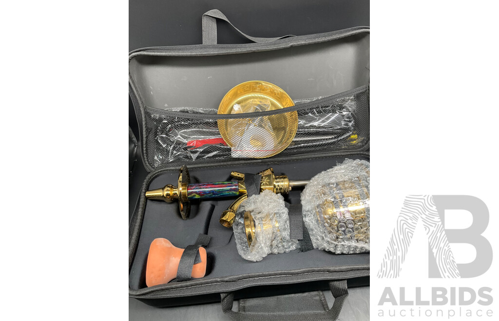 Glass Shisha Hookah in Carry Bag