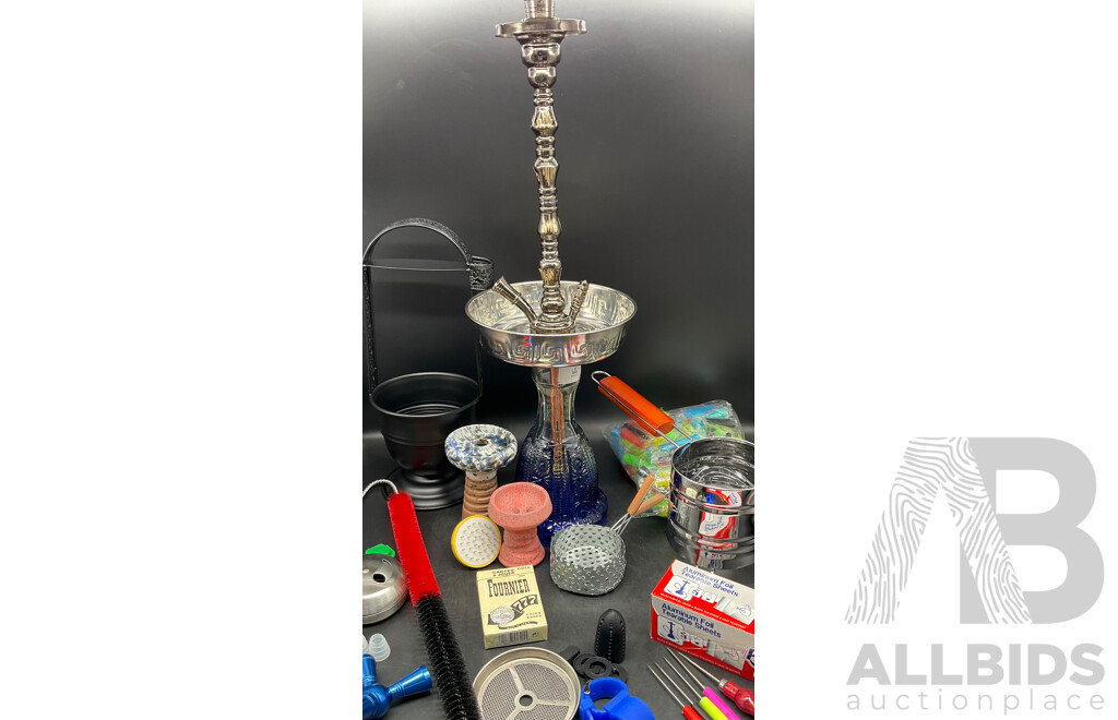ROTANA Glass Shisha Hookah with Accessories