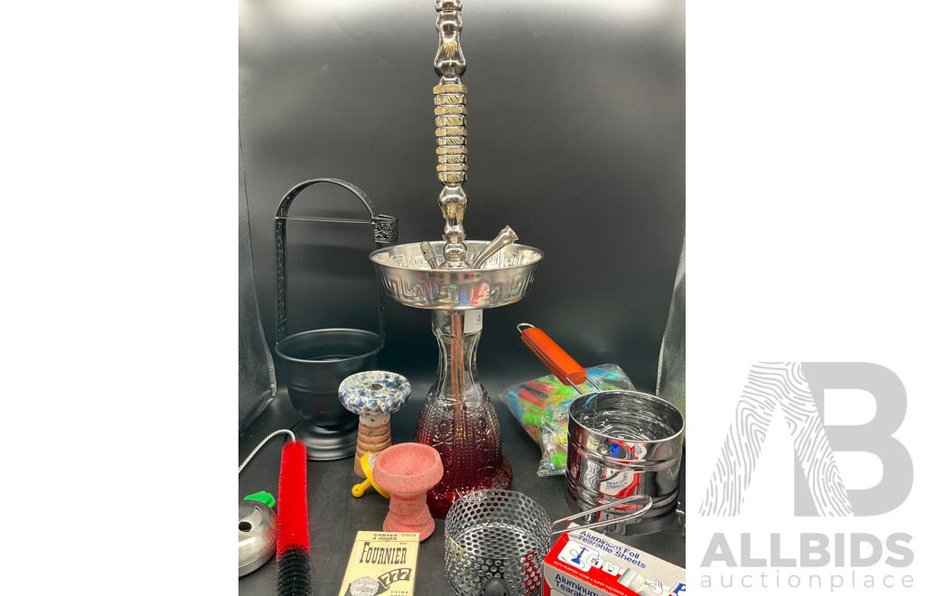 ROTANA Glass Shisha Hookah  with Accessories