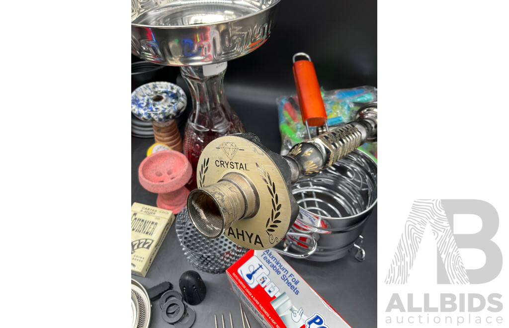 ROTANA Glass Shisha Hookah  with Accessories