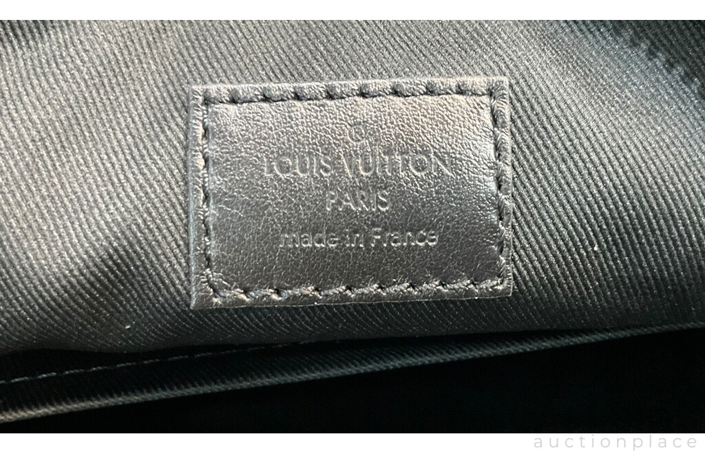 Trio Black & Grey Cross Body Bag Branded Louis Vuitton