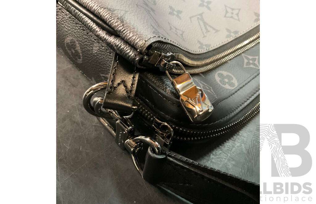 Trio Black & Grey Cross Body Bag Branded Louis Vuitton