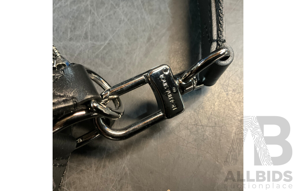Trio Black & Grey Cross Body Bag Branded Louis Vuitton