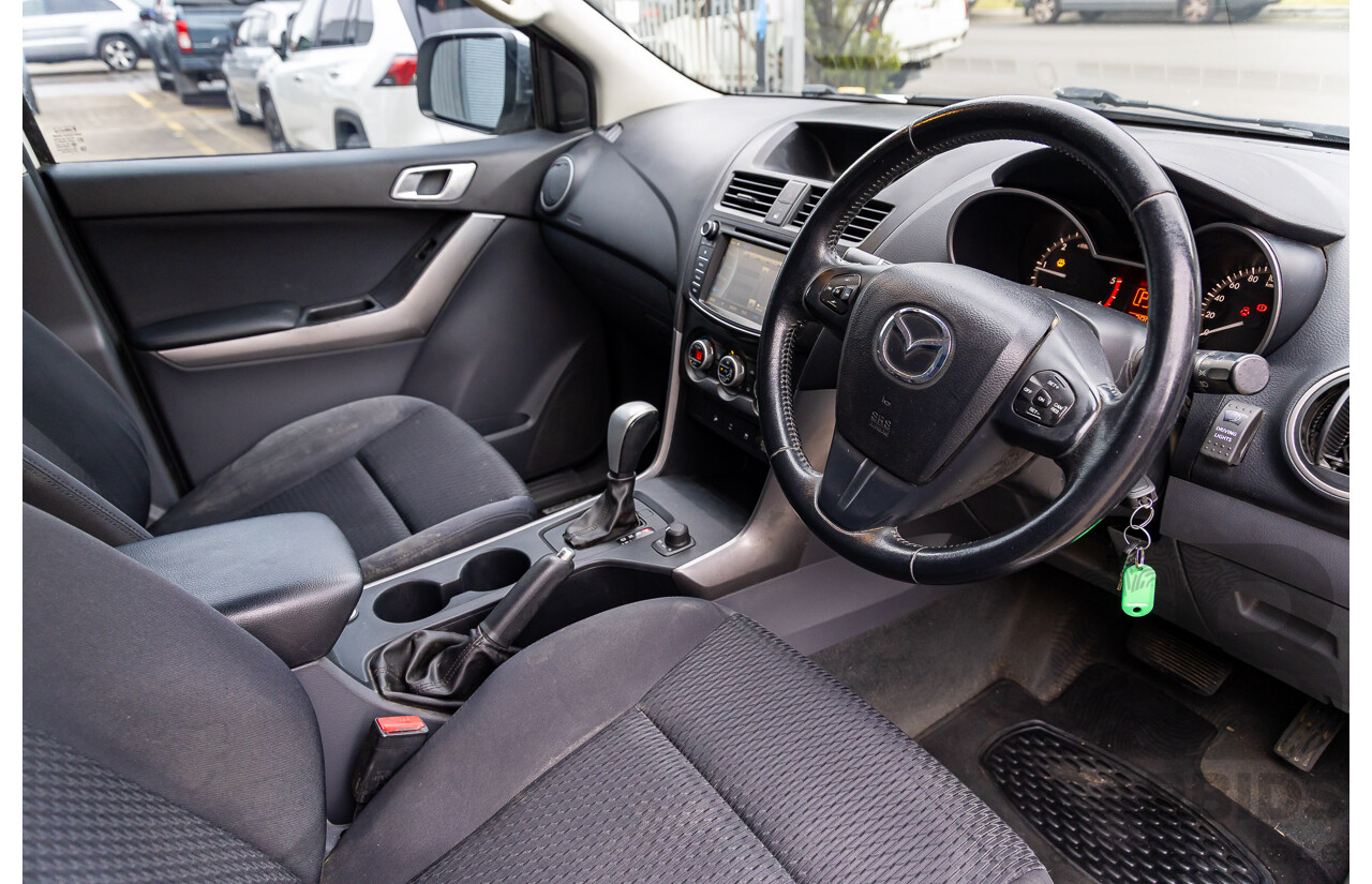 04/2017 Mazda BT-50 XTR (4x4) MY16 Dual Cab Utility Cool White Turbo Diesel 3.2L
