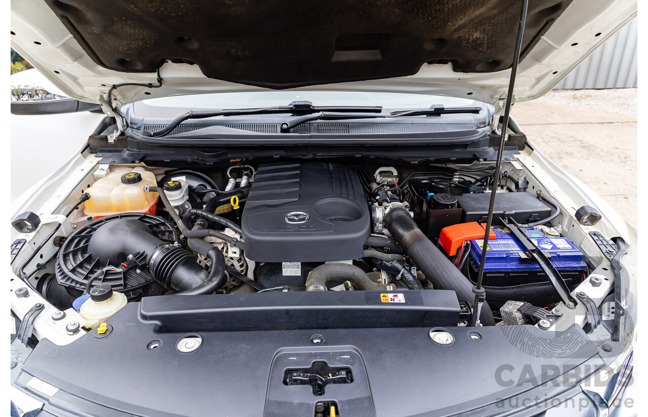 04/2017 Mazda BT-50 XTR (4x4) MY16 Dual Cab Utility Cool White Turbo Diesel 3.2L