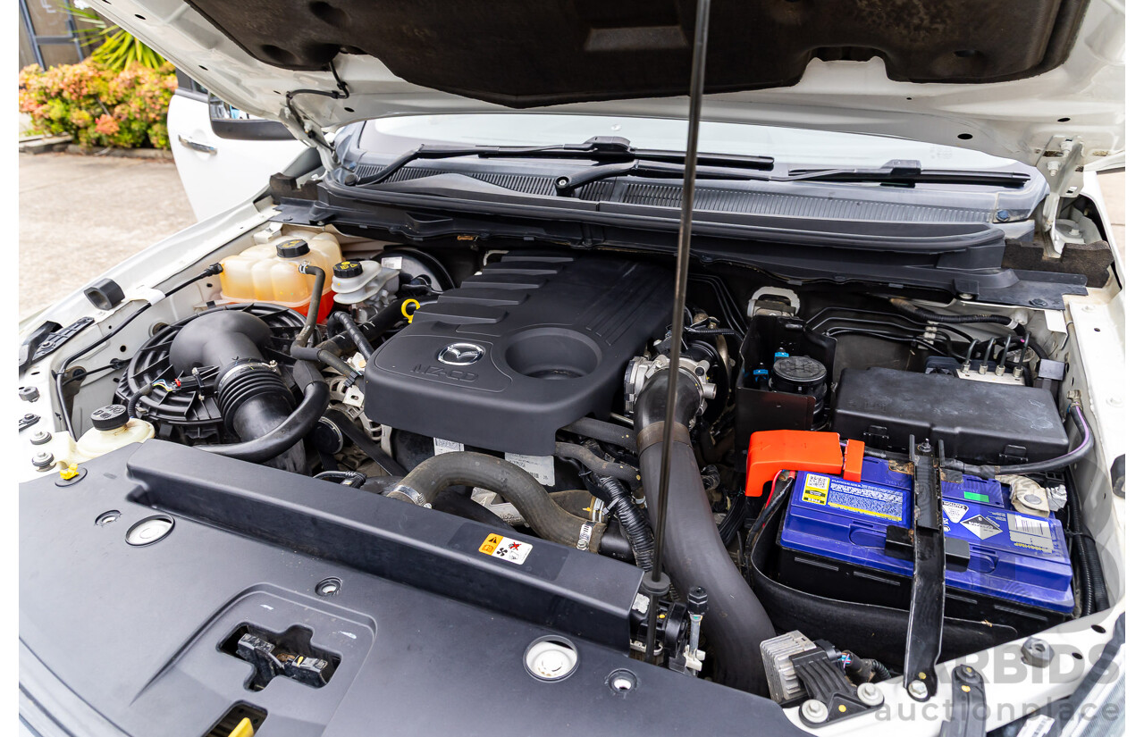 04/2017 Mazda BT-50 XTR (4x4) MY16 Dual Cab Utility Cool White Turbo Diesel 3.2L