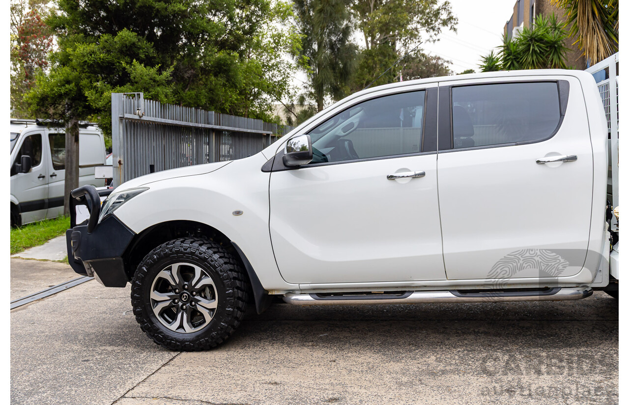 04/2017 Mazda BT-50 XTR (4x4) MY16 Dual Cab Utility Cool White Turbo Diesel 3.2L