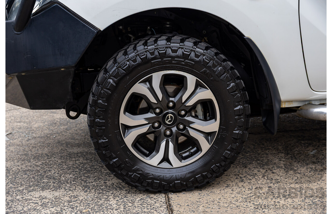 04/2017 Mazda BT-50 XTR (4x4) MY16 Dual Cab Utility Cool White Turbo Diesel 3.2L