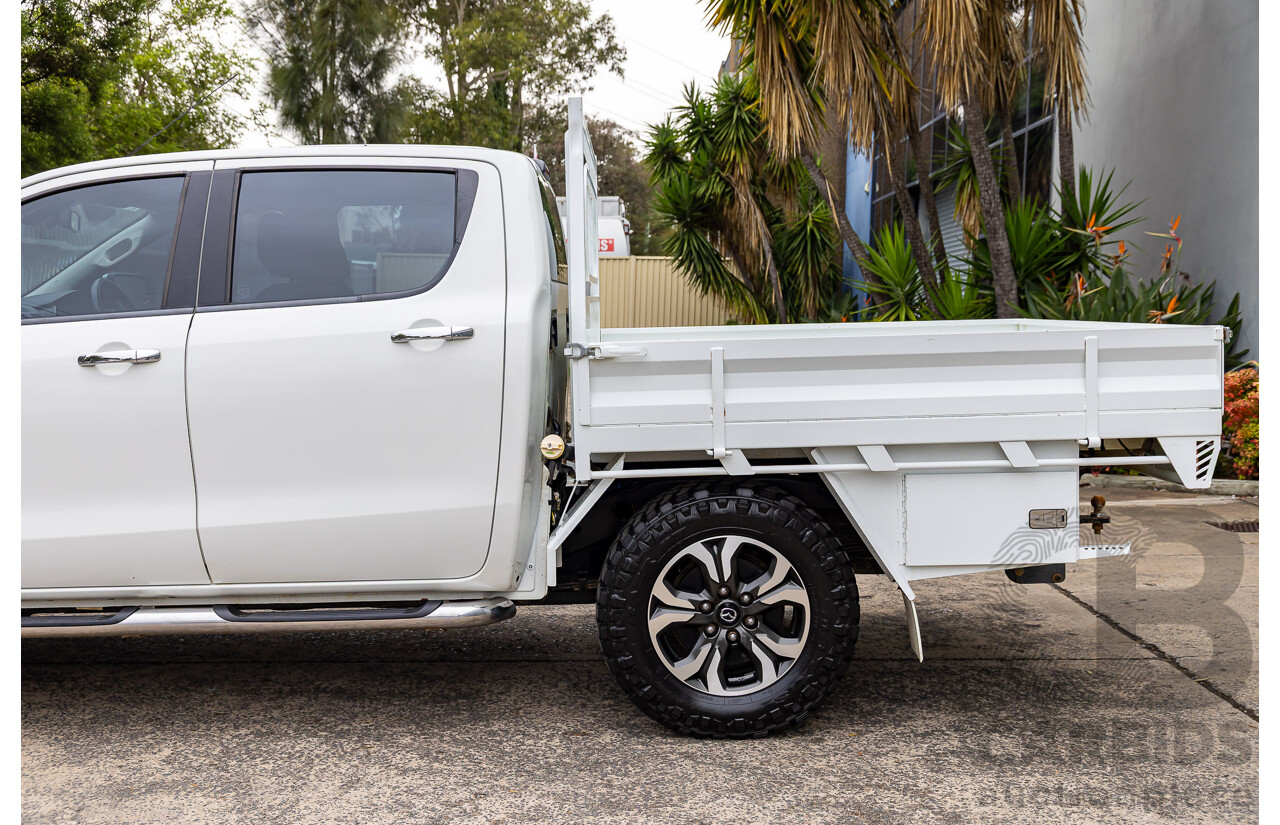 04/2017 Mazda BT-50 XTR (4x4) MY16 Dual Cab Utility Cool White Turbo Diesel 3.2L
