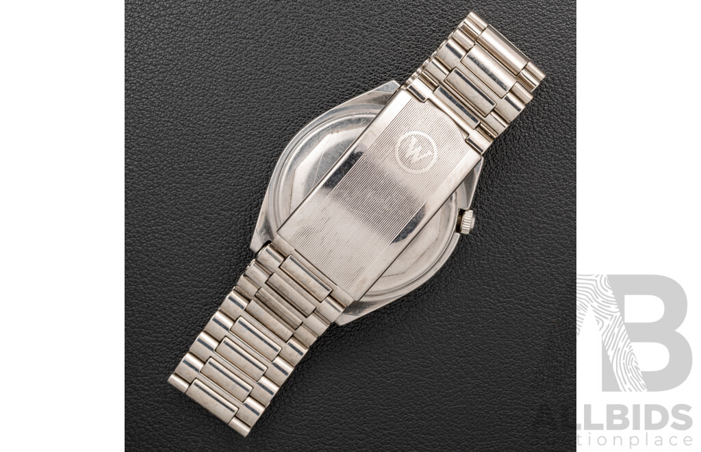 West End Watch Co. Sowar Prima Automatic 17 Jewels, K-4457 4809, 35mm, Black Face, with Movement