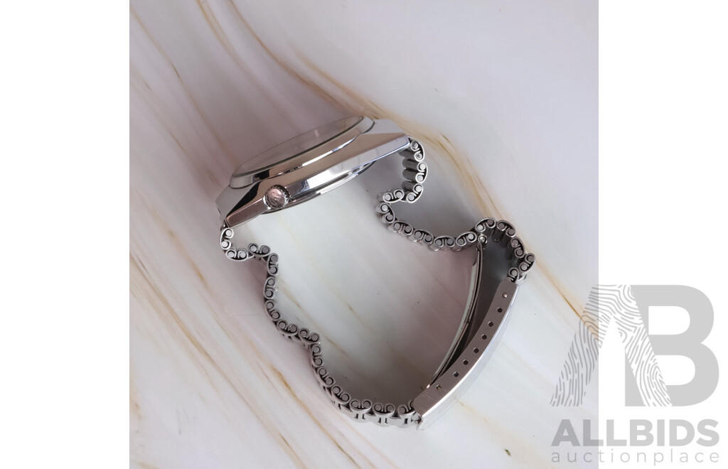 West End Watch Co. Sowar Prima Automatic, G-4457, 35mm, Silver Tone Face, with Movement