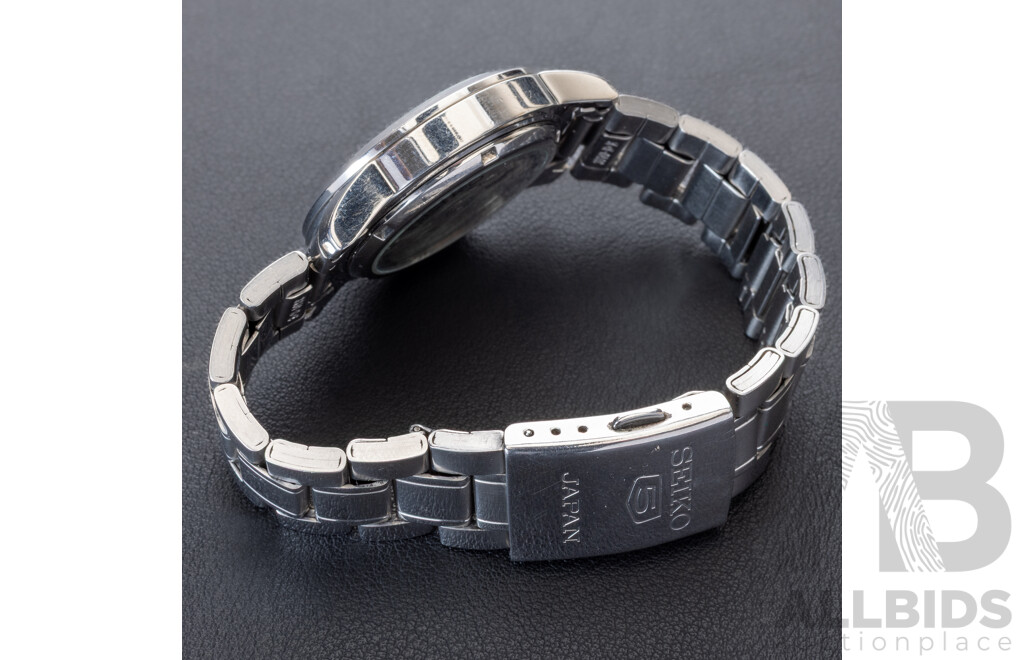 Seiko 5 Automatic 21 Jewels Vintage Watch, 7S26-02W0, 38mm, Cream