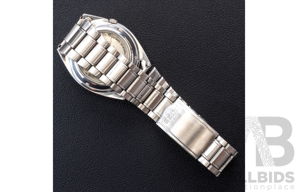 Seiko 5 Automatic 21 Jewels Vintage Watch, 7S26-0550, 35mm, black