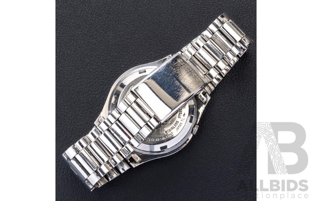 Seiko 5 Automatic 17 Jewels Vintage Watch, 7009-3171, 35mm, cobalt blue