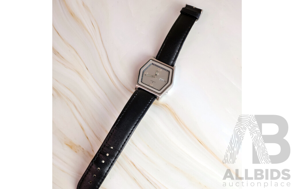 Seiko Vintage Automatic Watch, Japan, 6309-5160 CK, Grey Hexagon Shaped Face, with Movement