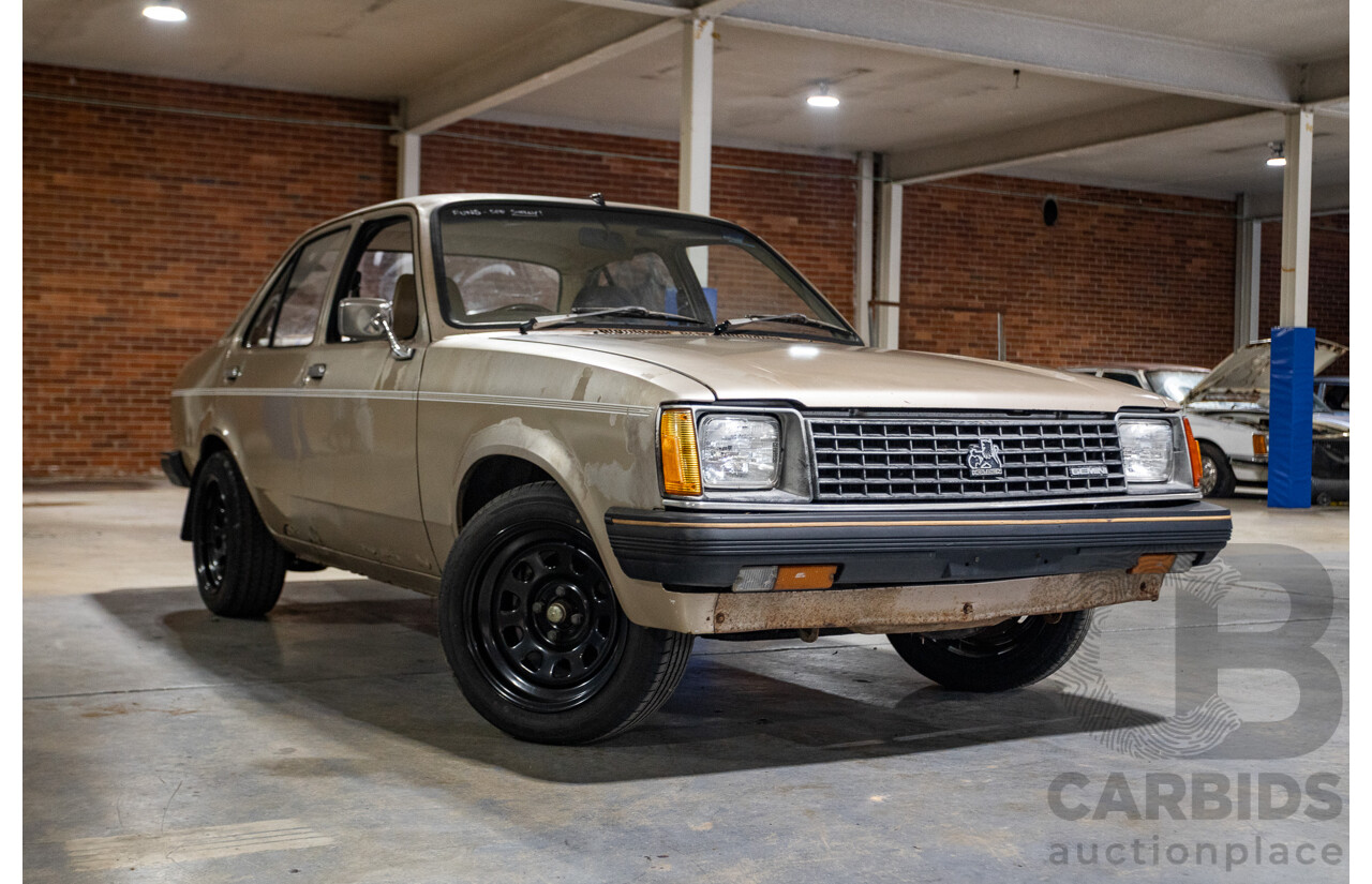 8/1982 Holden TF Gemini 4d Sedan Oyster Metallic 1.6L